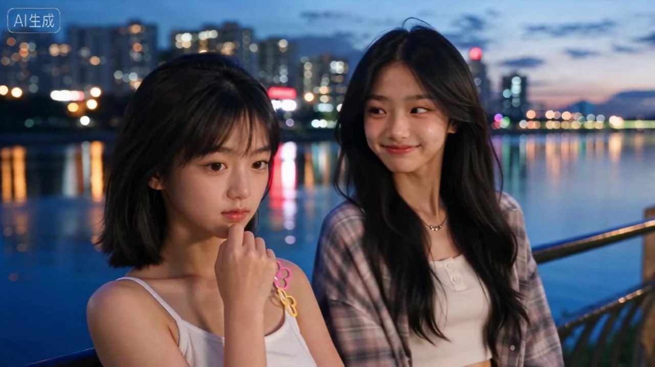 高三爱情故事月月篇 AI成人短剧 银发少女月月与肌肉少年在破旧巷弄卧室中因突发状况陷入肉欲缠绵