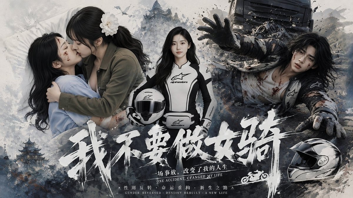 AI短剧我不要做女骑讲述少女遭遇车祸后被迫经历性转身份的挣扎
