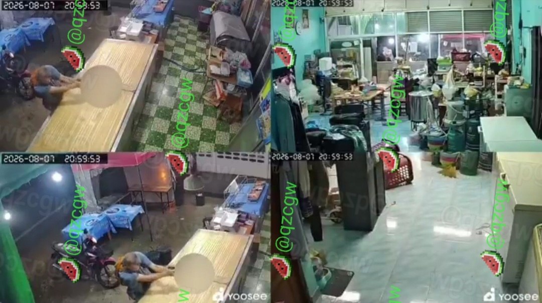 泰国退休警察醉酒持枪突袭烧烤店连续射击十二枪打伤仇人
