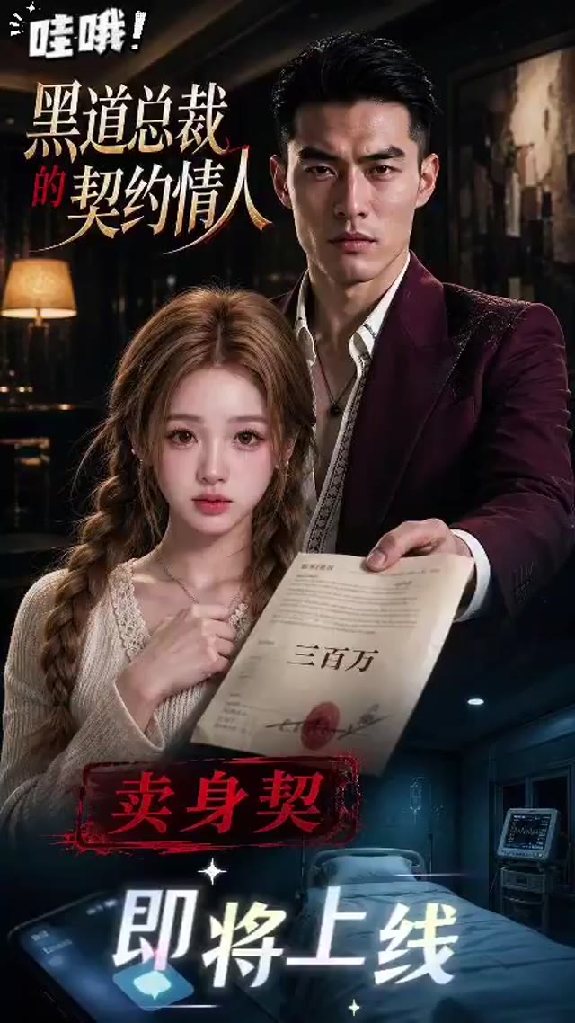 黑道总裁的契约情人 AI成人短剧 为筹措弟弟三百万手术费被迫签署契约沦为黑道总裁的肉欲玩物