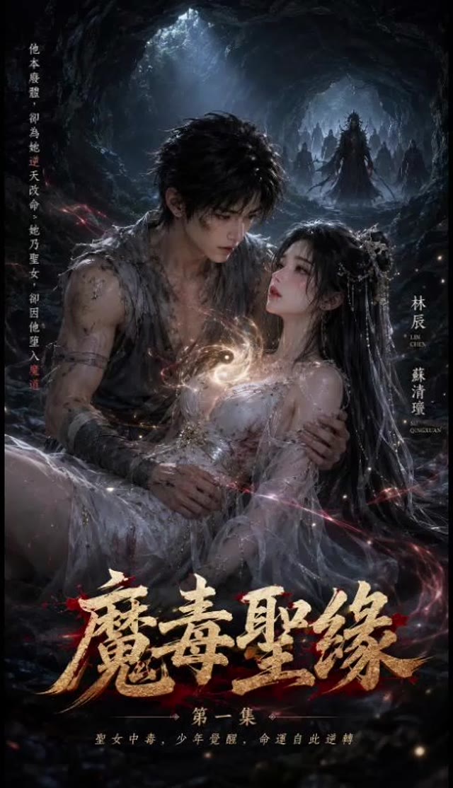 魔毒圣缘 AI成人短剧 禁忌双修情节展现清冷仙子沦陷肉欲深渊
