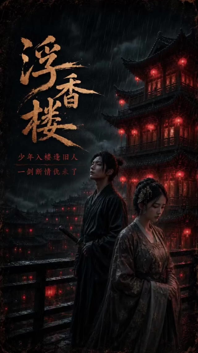 AI成人短剧浮香楼上线揭秘禁欲名门公子在名妓诱惑下彻底崩坏的过程