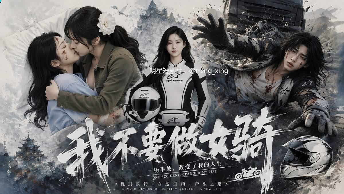 我不要做女骑 AI成人短剧 男角色因角色设定反差引发感官冲击呈现禁欲崩坏感