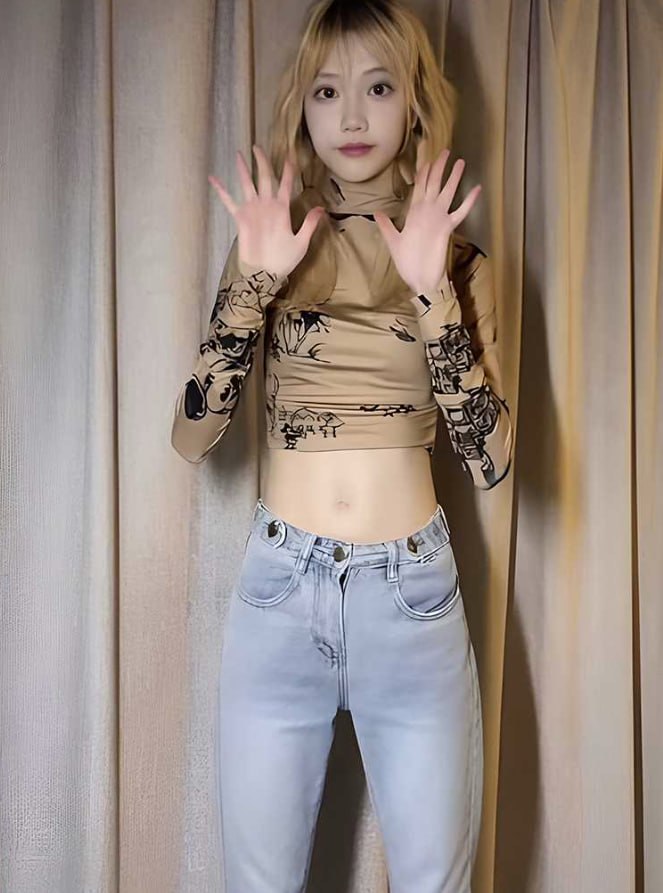 网红贺子涵在直播间进行自慰表演通过撅臀揉穴展示身体诱惑