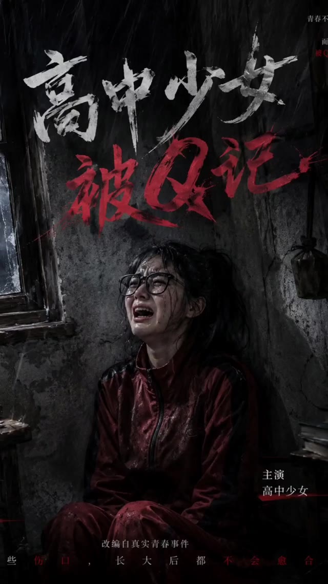 高中少女被Q记 AI成人短剧 模拟高中少女放学后在死胡同遭遇暴力侵犯过程