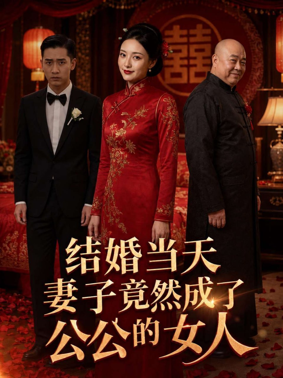 结婚当天妻子竟然成了公公的女人 Ai成人短剧 新婚之夜新郎李明撞破妻子赵雅与公公在婚房内进行背德肉欲交合