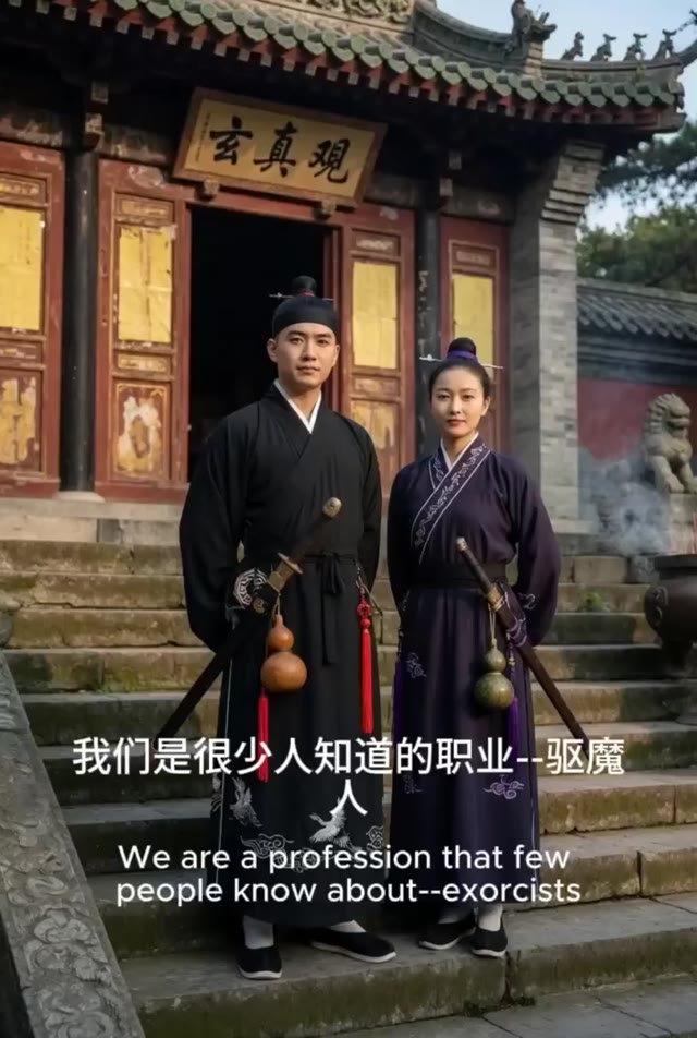 驱魔人 AI成人短剧 肉体碰撞与巨乳摩擦为患病少年进行驱魔治疗
