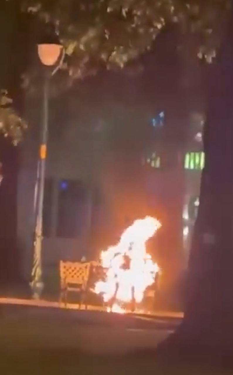 胡志明市男子因网赌输掉数十亿巨款在圣母大教堂附近当街自焚