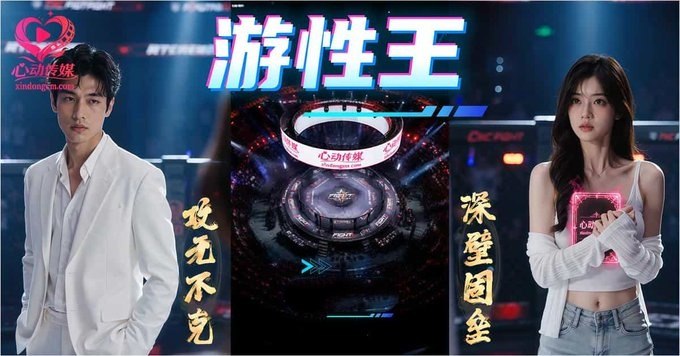 AI成人短剧心动游戏王即将上线夜店鸭王与人妻展开性爱擂台对决