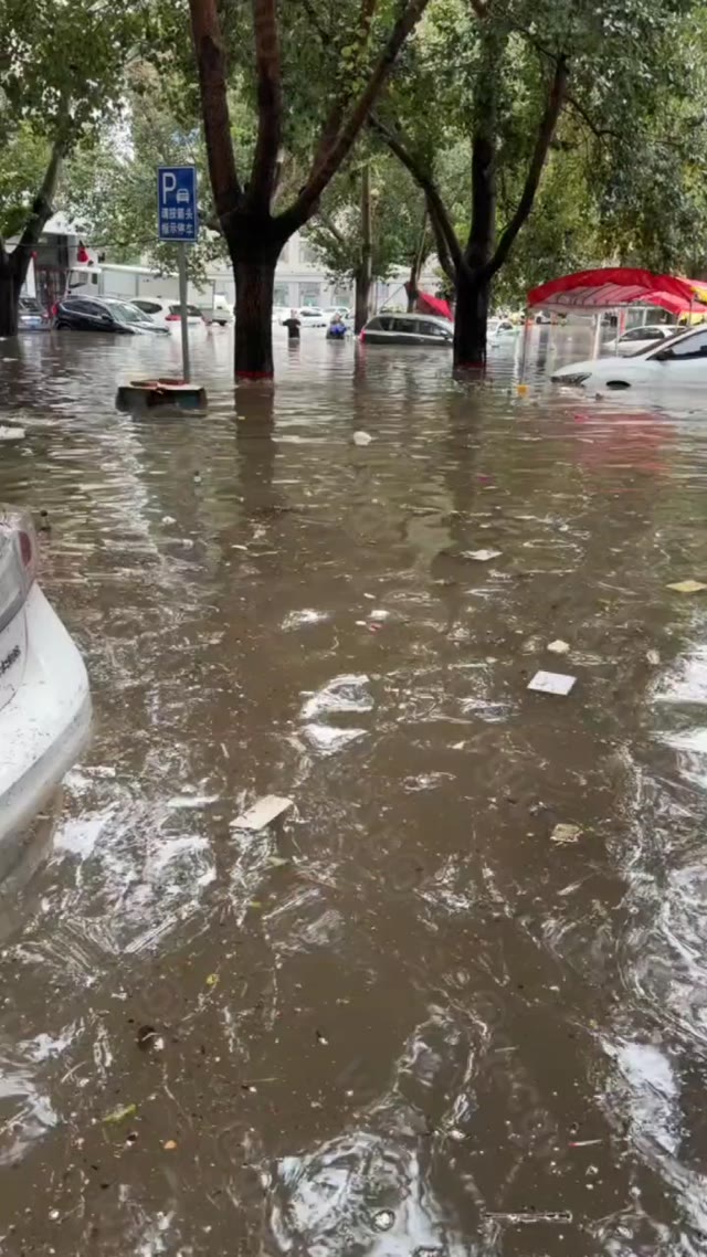 黑龙江伊春铁力遭遇强降雨引发严重内涝导致部分农田被淹及景区闭园