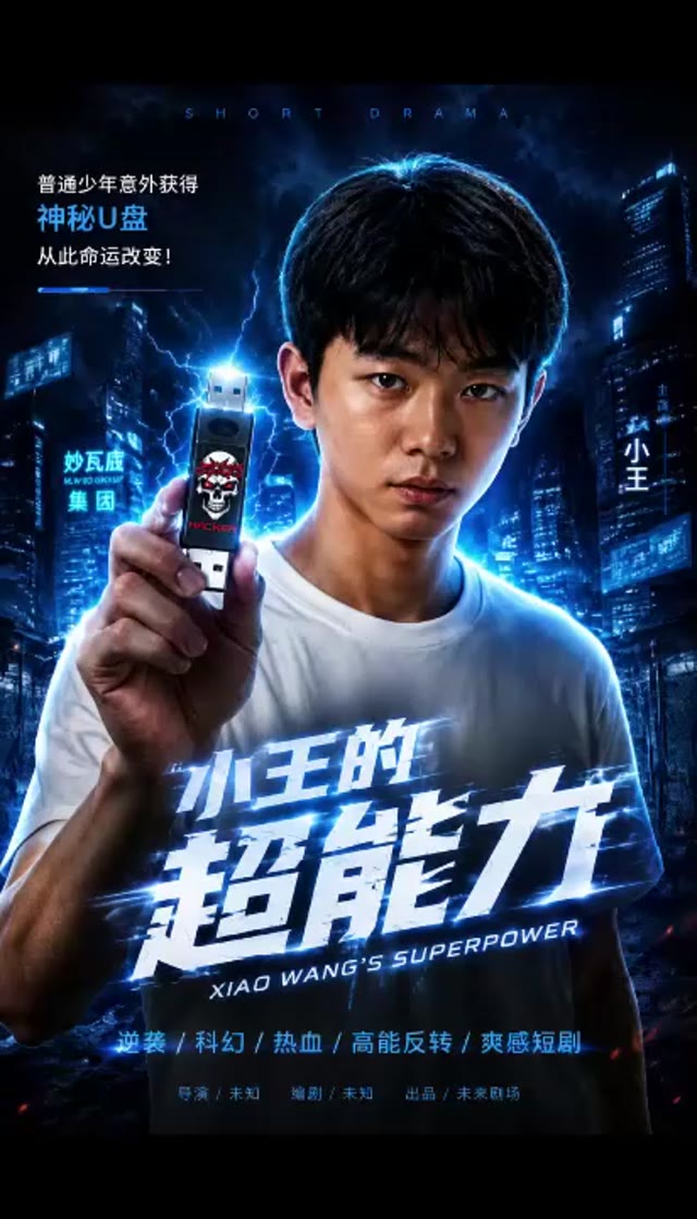 平凡少年意外获得神秘U盘觉醒超能力并彻底颠覆身边女性