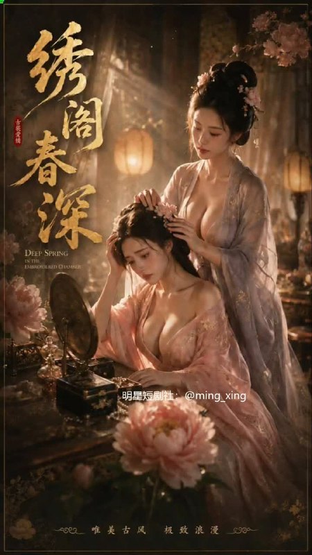绣阁春深 AI成人短剧绣 端庄大小姐被贴身丫鬟诱导至失禁的禁忌情欲