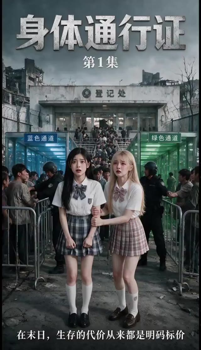 身体通行证 AI成人短剧 末世生存物资匮乏导致女性沦为性交易工具白晓晓与张情命运分化