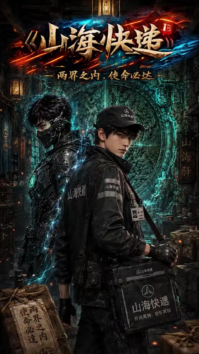 山海快递EP3 AI成人短剧 平凡快递员坠入异世界陷入肉欲深渊的奇幻冒险