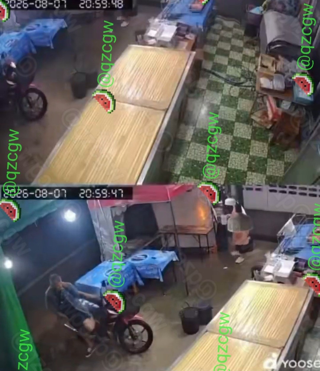 泰国退休警察醉酒持枪突袭烧烤店连续射击十二枪打伤仇人