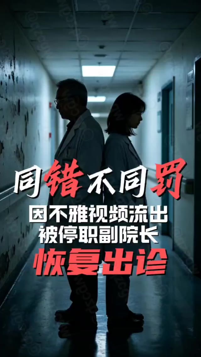 湖南省人民医院副院长与眼科主任不雅视频流出后男方复出女方离职