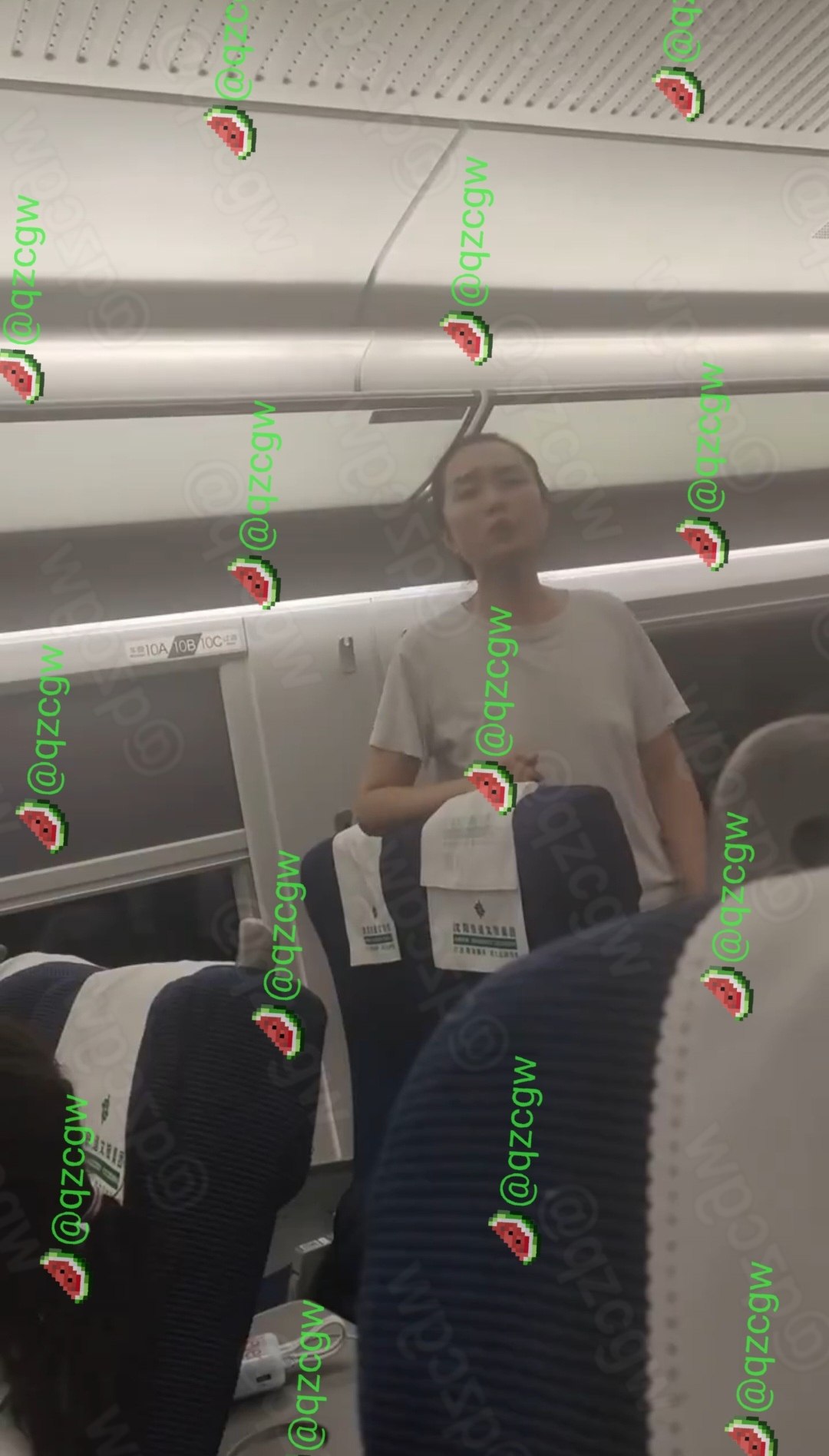 高铁车厢内女子自称法界守护者并当众宣讲法界首富概念
