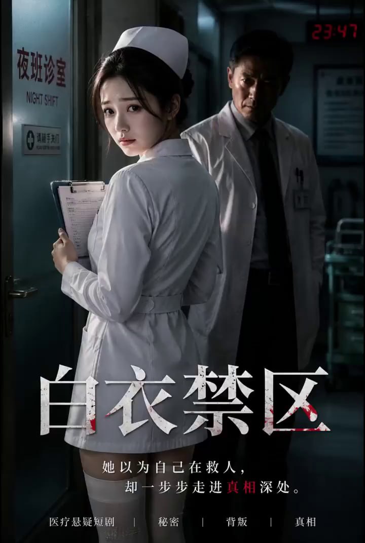 白衣禁区 AI成人短剧 禁欲医生被撕碎白大褂后的极致反差肉欲