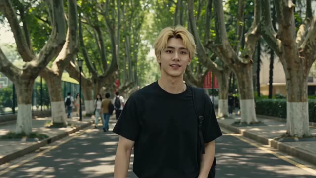 高中爱情故事月月篇 AI成人短剧 银发少女月月与肌肉少年在破旧巷弄卧室中因突发状况陷入肉欲缠绵