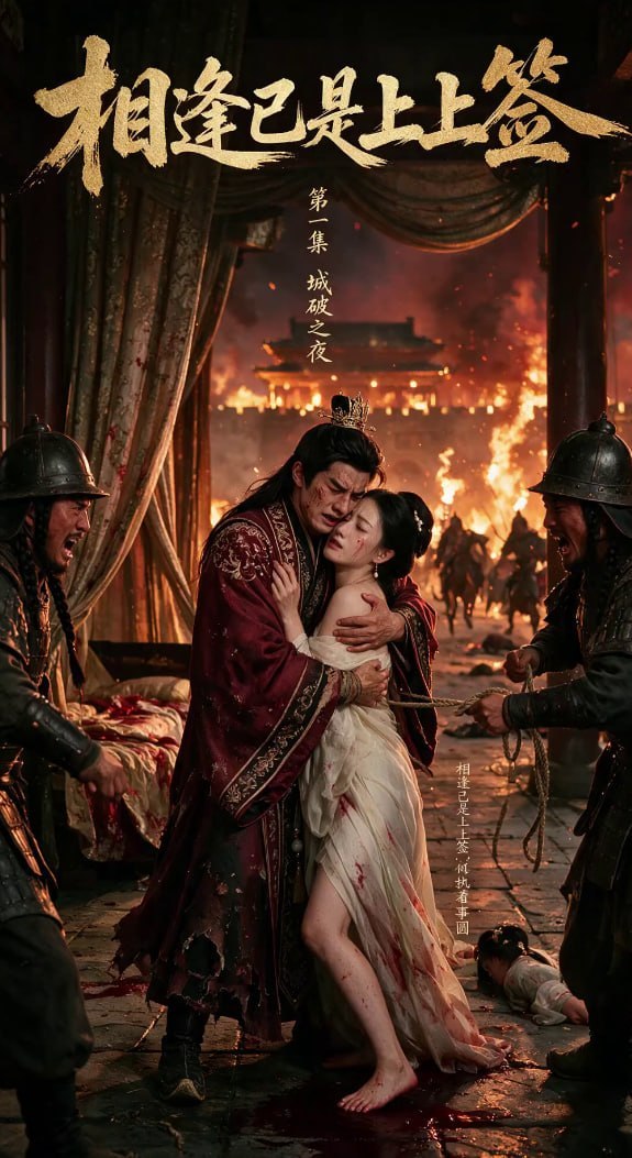 相逢已是上上签EP1-3 AI成人短剧 赵宋宗室赵承安与宫女沈清和于汴京城破之际生死相拥许下来生承诺