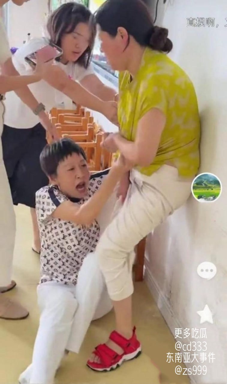 山东烟台莱阳一幼儿园爆发激烈冲突家长与园方工作人员当众对峙