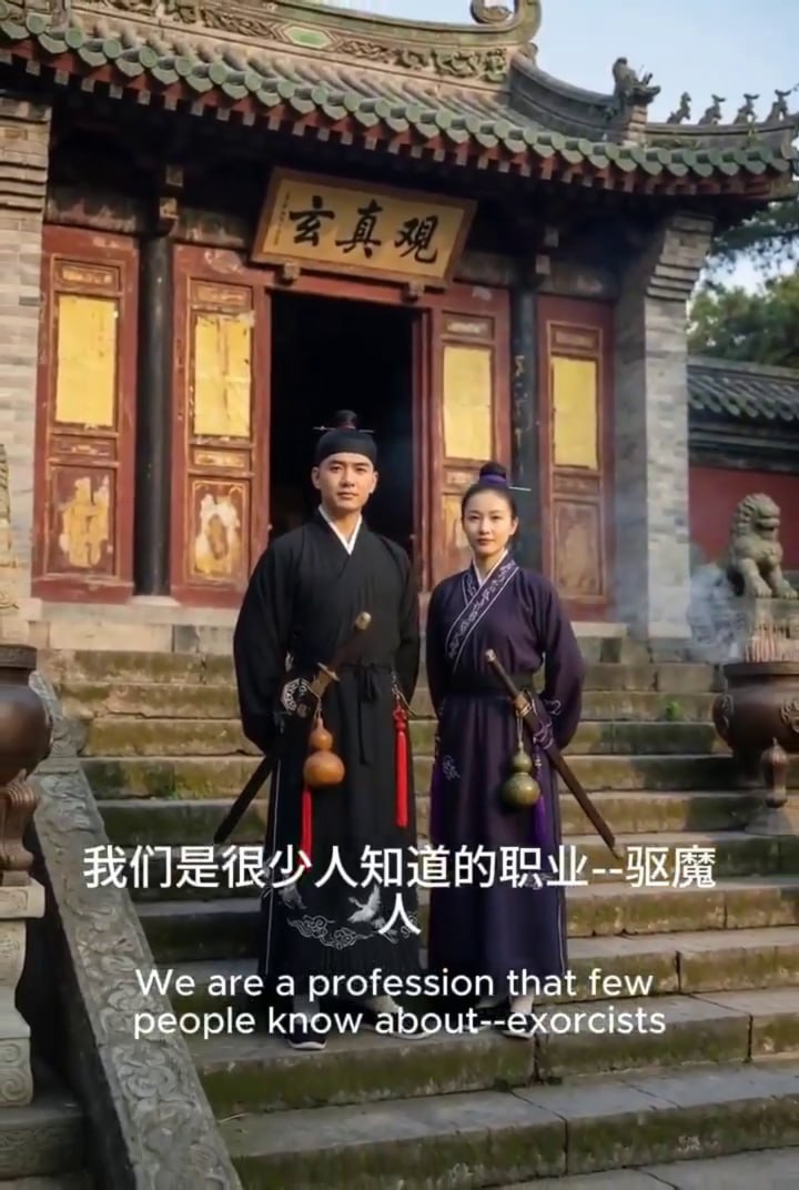 驱魔人 AI成人短剧 肉体碰撞与巨乳摩擦为患病少年进行驱魔治疗