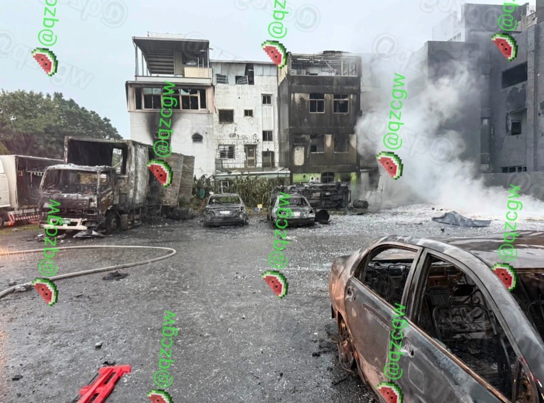 台南安南区住宅区空地废弃物突发爆炸火灾致13人受伤